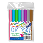 Set of 8 Color Therapy® Felt Tip Adult Coloring Markers - Fashion Colors