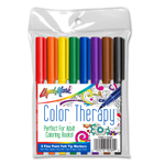 Set of 8 Color Therapy® Felt Tip Adult Coloring Markers - Classic Colors