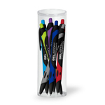 Gel Sport Soft Touch Rubberized Hybrid Ink Gel Pen - 6 Pack Tube Set