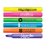 Brite Spots® Broad Tip Highlighters - Solid Barrel - USA Made - Full Color Decal