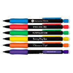 Mechanical Pencils - Black Barrel with Rubber Grip & # 2 HB Leads - Refillable