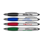 iWriter® Pro - Stylus & Twist-Retractable Ball Point Pen With Rubber Grip