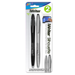 Pack of 2 iWriter Silhouette Ball Point Pens with Stylus