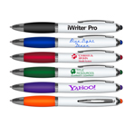 iWriter® Pro - Stylus & Retractable Ball Point Pen (Colored Stylus)